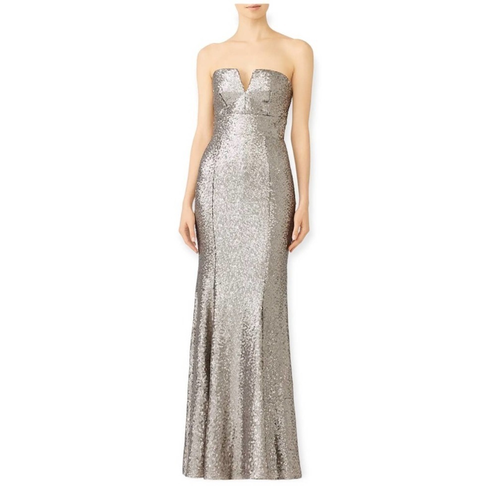 Cooper Street Midnight Lucky floor length sequin Gown